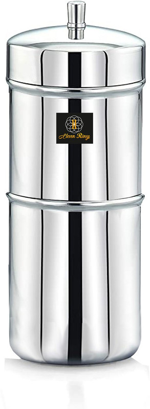 Eleven Rings Stainless Steel South Indian Style Drip Filter Coffee Maker 200 ml (3-4 Cups) Indian Coffee Filter(200 ml)
