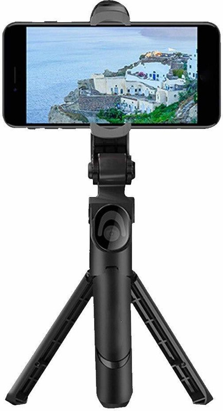 Planetoid XT-02 Extendable Bluetooth Selfie Stick Extendable Tripod with Detachable Remote Monopod Kit, Tripod Kit, Tripod(Black, Supports Up to 1550 g)