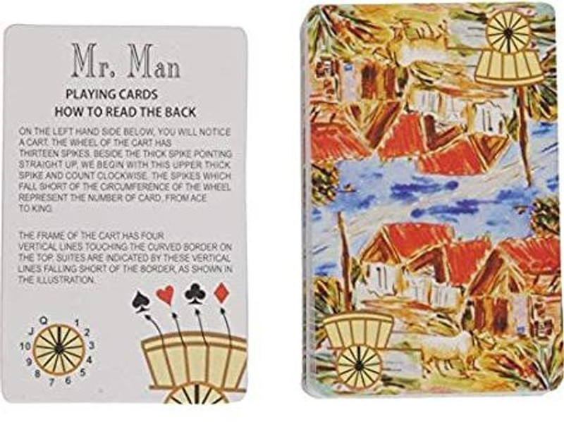 R.s.Magic Tricks Spy Mr. Man Cheating Playing Card Marked Card Magic(Multicolor)