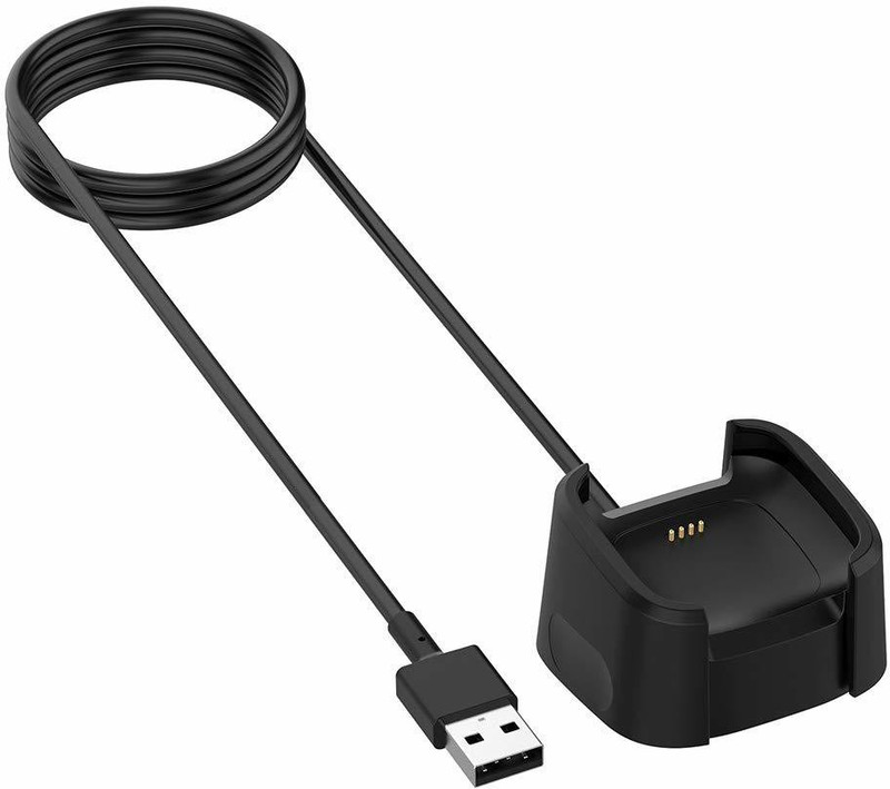 housemate Charger Dock Cable Compatible with Fitbit Versa (Not for Versa 2) - (Black) Charging Pad