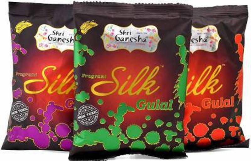 janny Holi Color Powder Pack of 1(Red, Green, Beige, 300 g)
