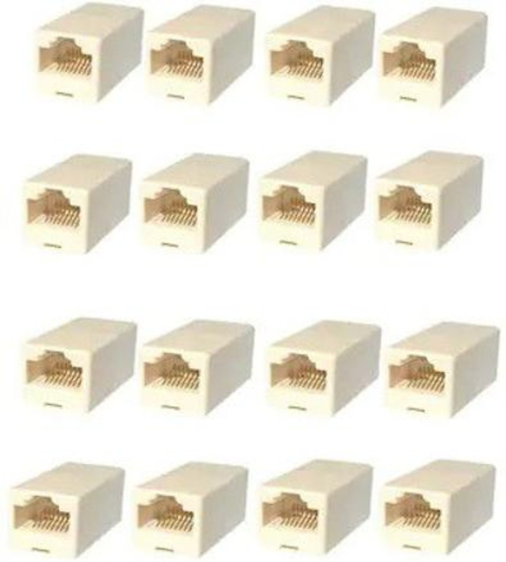 BUSY2BUY RJ 45 LAN Socket Wll Mounted 16pcs Wireless Ethernet Lan Adapter compatible with Windows, Linux, Linux, Ubuntu(1000 Mbps)