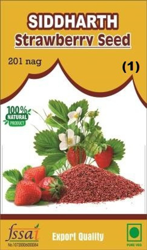 SIDDHARTH FISH FARM STRAWBERRY SEED Seed(101 per packet)