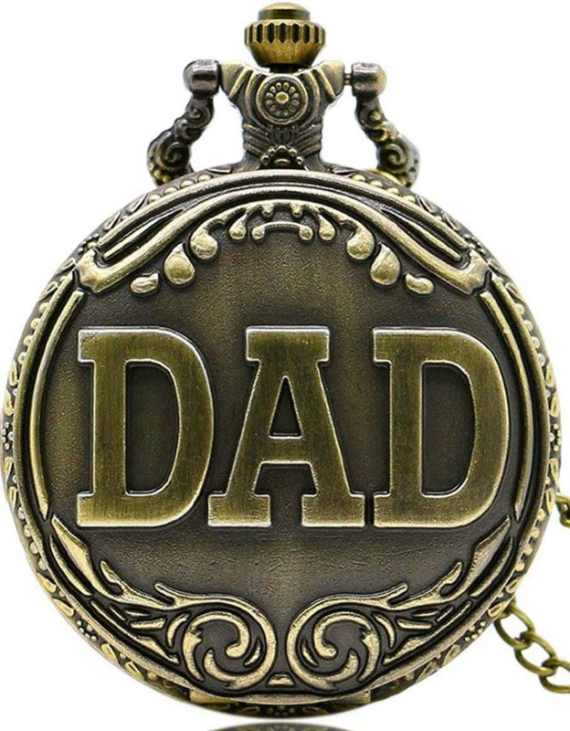 SB FASHION POINT DAD POCKET WATCH SBDAD02 ZINC Watch Metallic Pocket Watch Chain