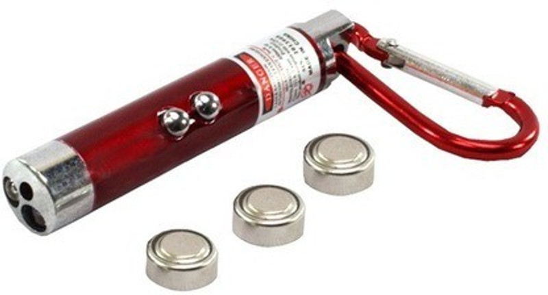 IOJZR Laser Light 3 in 1 , Key Chain, Laser Pointer(650 nm, Multicolor)