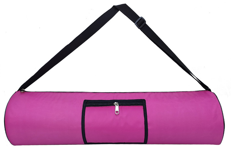 PANCHTATAVA Yoga mat Cover | Yoga Mat Kit Bag| Yoga Mat Bag with Single Pocket(Pink, Sling Bag)