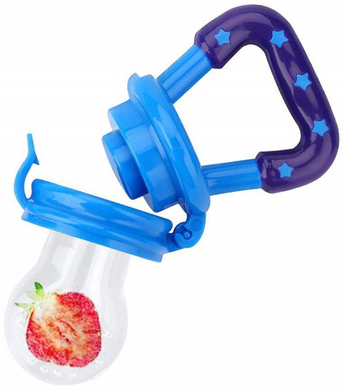 DN BROTHERS Fruit/Food Feeder/Pacifier/Nibbler with Silicon Mesh in Box Packing  - SILICON(Multicolor)