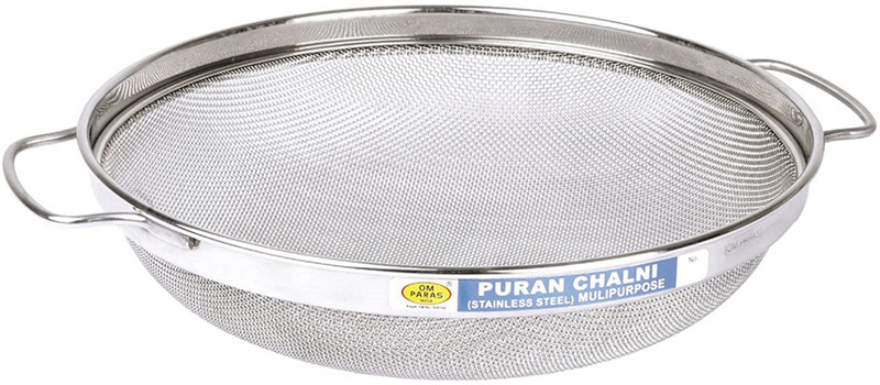 OMPARAS JUICE STRAINER (PURAN CHALNI) Strainer(Steel Pack of 1)