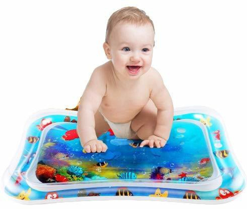 HARIKRUPEX Tummy Time Water Play Mat, Baby Toys for 3 6 9 Months | Multi Color Inflatable Pool Accessory(Multicolor)