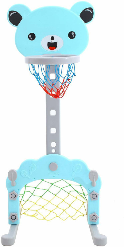 baybee Basketball for Kids/Outdoor & Indoor Games for Kids/Adjustable Basketball Set 703 Toys with Ball/Multicolor Toys Kids Basket Ball for Babies Basketball Basketball