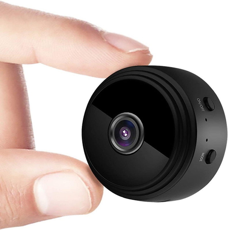 AVOIHS 1080P Full HD Wireless Hidden WiFi Mini Spy Camera Portable Home Security Cameras Covert Nanny Cam Indoor Video Recorder Small Camcorder with Motion Activated/Night Vision for Home Office Room Car Security Camera(64 GB, 1 Channel)