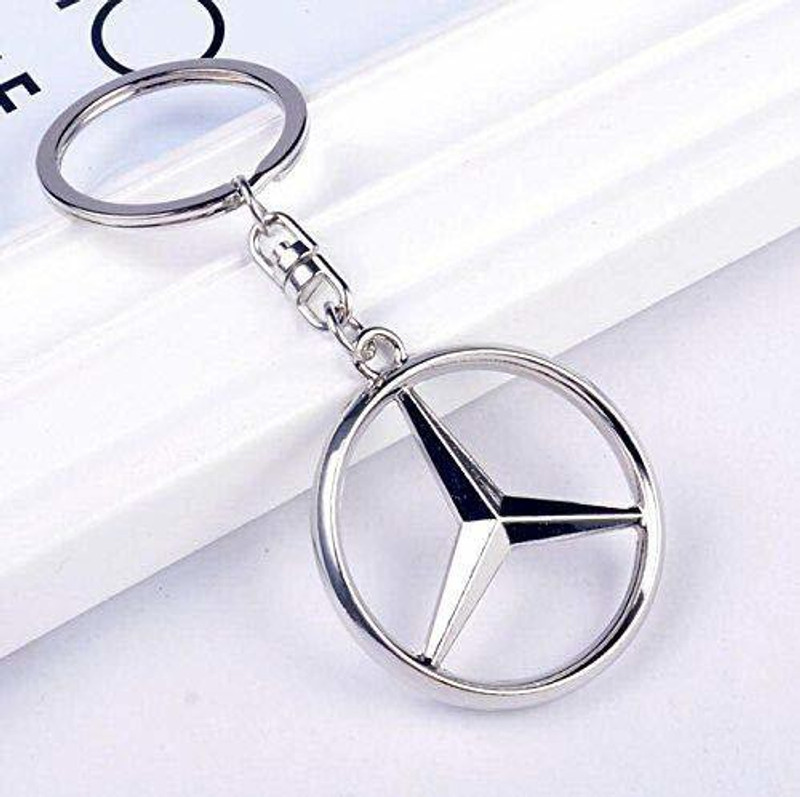 GRACE ENTERPRISES Mercedes Benz Metal Silver Key Ring & KeychainÂ Key Chain