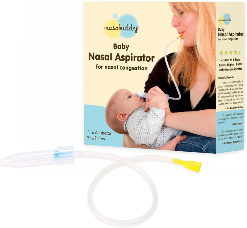 nasobuddy NB1 Manual Nasal Aspirator(Transparent)