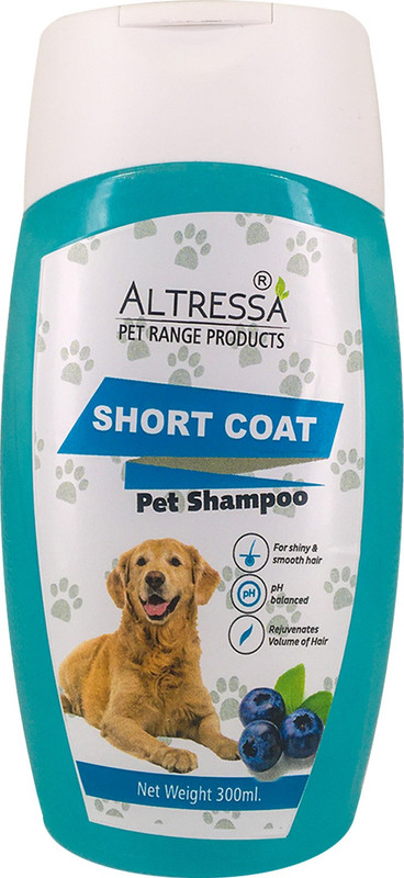 ALTRESSA Short Coat Pet Shampoo for Hair Rejuvenation, pH Balanced, Boost Volume for Shiny & Smooth Hair, 300 ml Anti-dandruff, Anti-itching, Conditioning NA Dog Shampoo(300 ml)