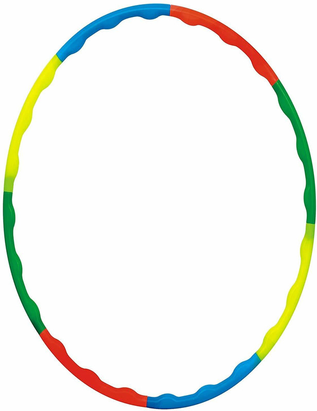 A SARKAR MAGIC WORLD HOLLA HOOPA RING (PLASTIC) / JUGGLER RING / FOLDABLE RING / MULTI COLOR GAG TOY Gag Toy(Multicolor)