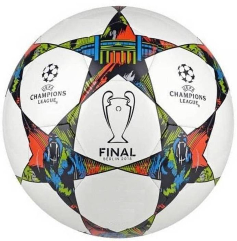 RAHICO CLUB Colorful Star Champion Football - Size: 5(Standard, Pack of 1, Multicolor)