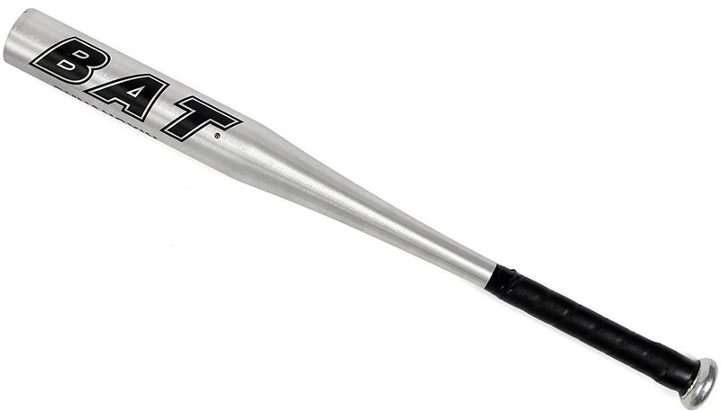DSPKA Aluminium Base Ball Bat International Standards Silver Baseball Bat Size-34 Aluminium Baseball  Bat For 15+ Yrs(1.5 kg)