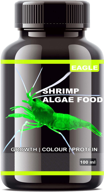 EAGLE Shrimp Algae Food 100Ml |Growth | Colour | Protein Shrimp 0.1 kg Dry New Born, Adult, Young, Senior Dog & Cat Food