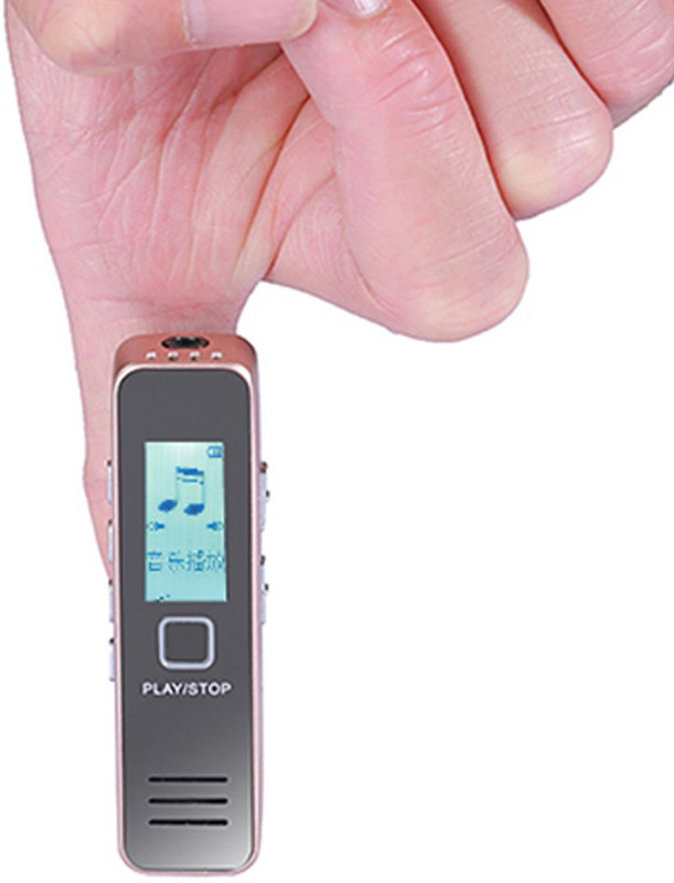 TFG Slimmest Digital Voice Recorder with 4K Sound Quality Spy Recorder Memory of inbuilt 8 GB Voice Recorder(1 inch Display)