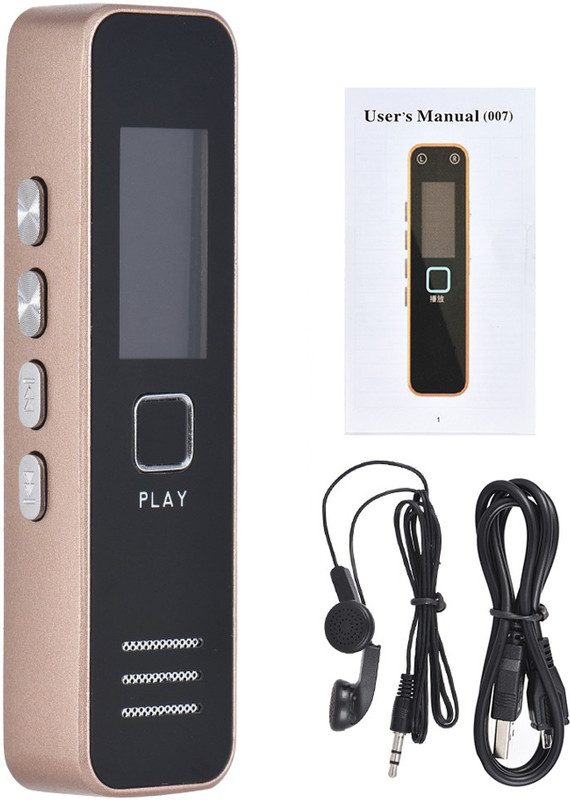 ALA Mini Professional Digital Audio Voice Recorder Support Sound playback with Speaker SK-007 you record detailed conversations - interviews - meetings - lectures (1.2 inch Display) (micro SD card is not included) NA Voice Recorder(1.2 inch Display)