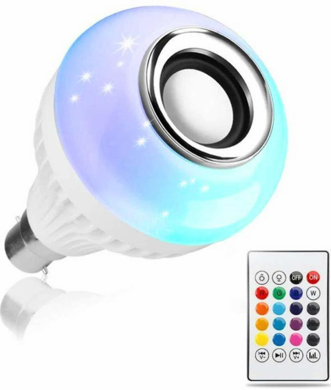 AVN Elite 18 Colour Changing Smart Led Music Bulb Remote Controller Bluetooth Music Bulb With 7W LED And 3W Speaker For Party Home Decor Music Bulb WIth Remote Smart Bulb Smart Bulb