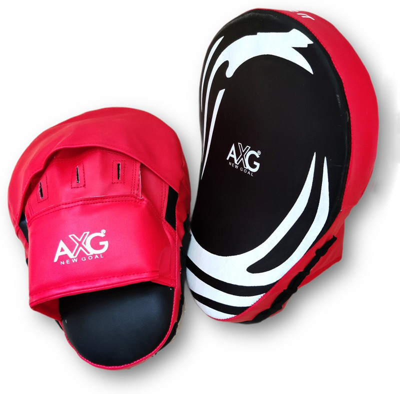 AXG NEW GOAL Hybrid Premium Focus Pad (1 Pair) For Boxing, Taekwondo, Karate, Muay Thai Kick Focus Pad(Multicolor)