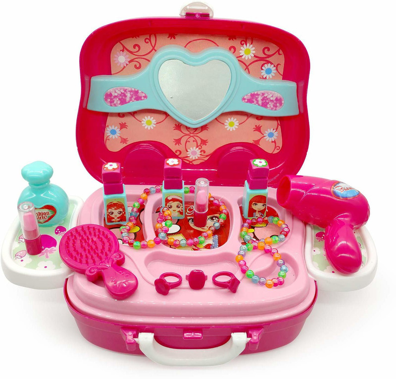 Archana Novelty Makeup Kit Set For Kids In Briefcase Style with Accessories