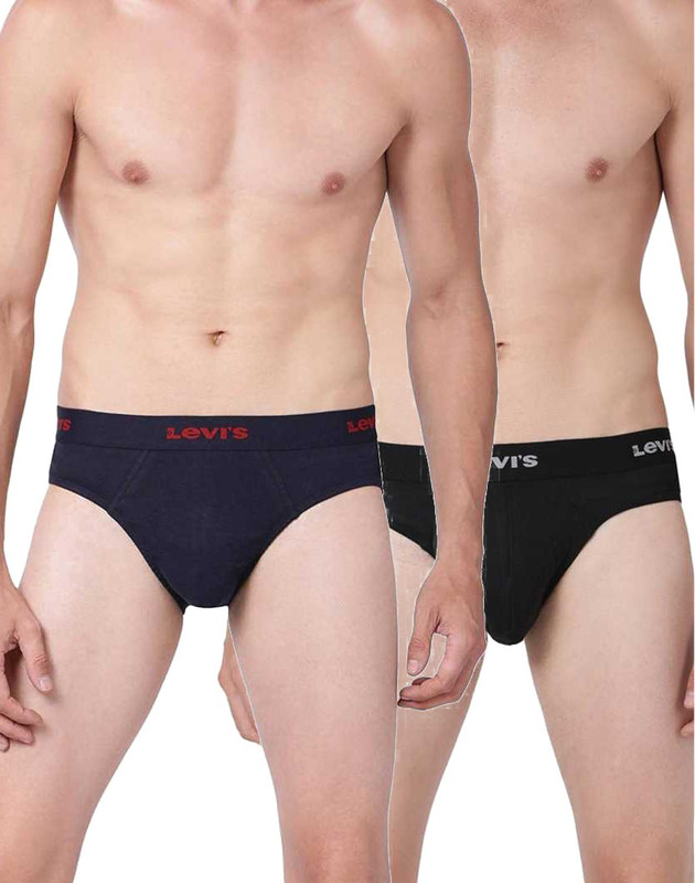 LEVI'S Men Solid Brief(Pack of 2) LEVI'S Men Solid Brief(Pack of 2)