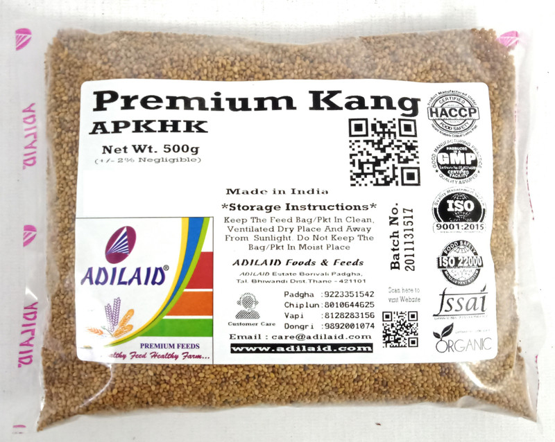 ADILAID Eco Chicken Feed 1 kg Dry New Born, Young, Adult, Senior Bird Food