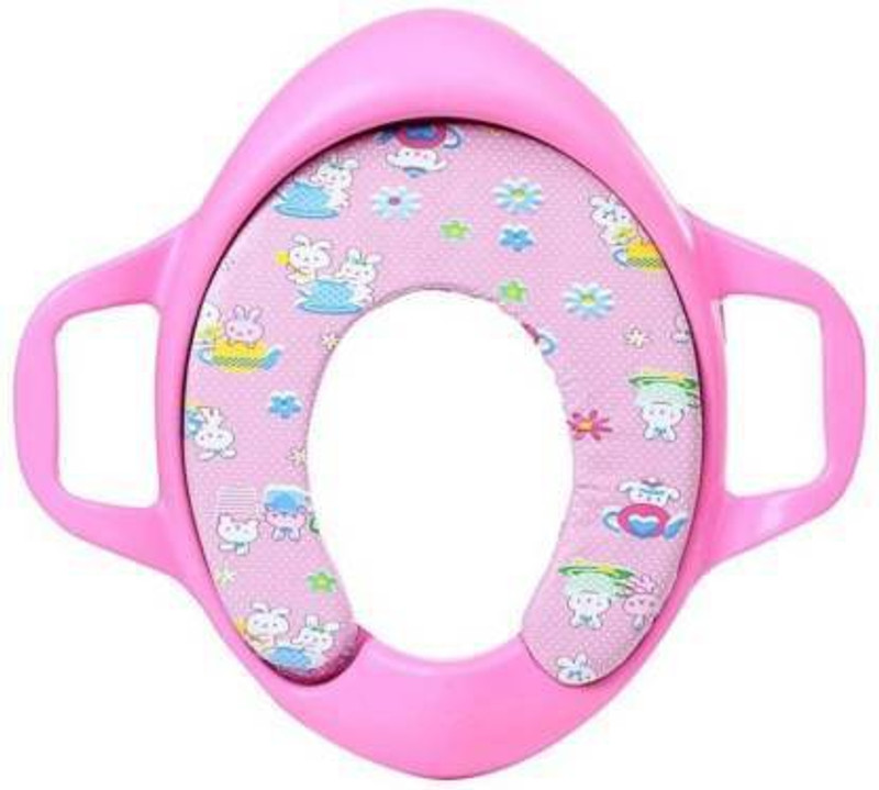 LuvIt Cushioned With Handle Potty Seat Potty Seat(Pink)