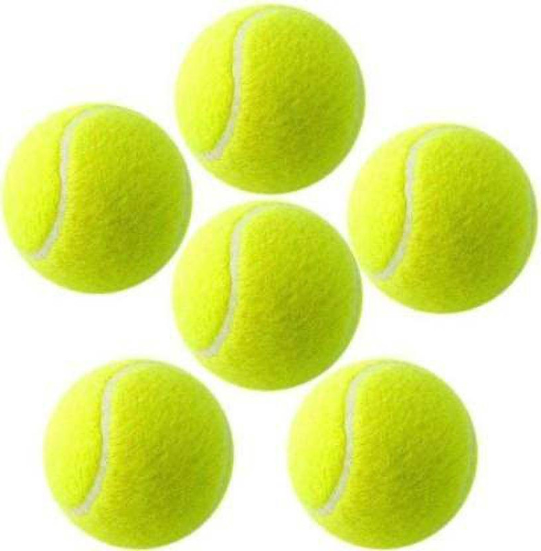 HACKERX SUPER TOP YELLOW TENNIS BALL WOOLEAN (PACK OF 5) GOOD QUALITY Tennis Ball(Standard, Pack of 5, Yellow)