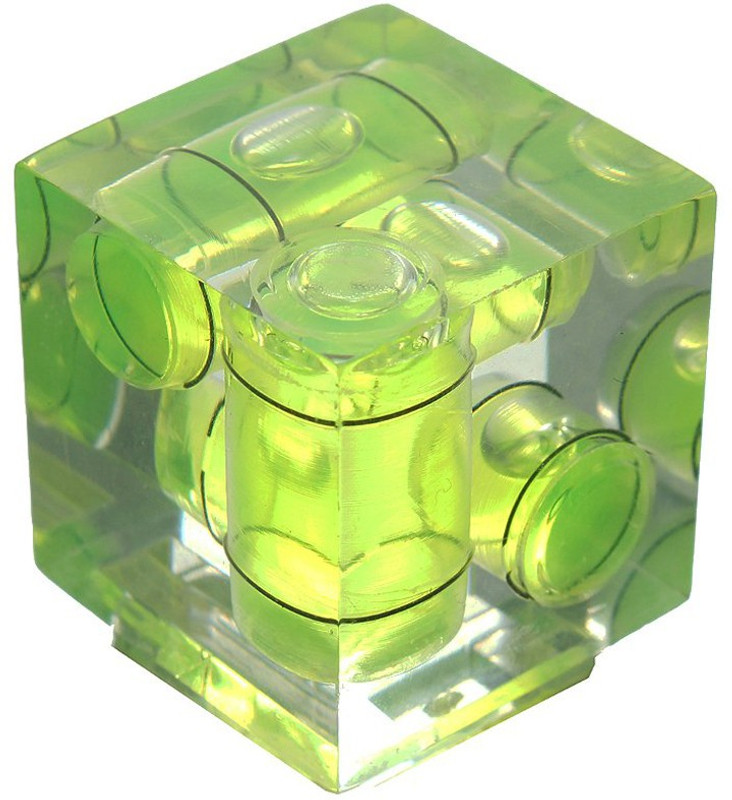 Geek Lab Triple Axis Bubble Level Gradienter Hot Shoe Mount Camera Leveler(Three Axis)
