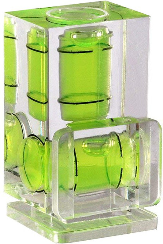 Gadget Hero's Double Axis Bubble Level Gradienter Hot Shoe Mount Camera Leveler(Two Axis)