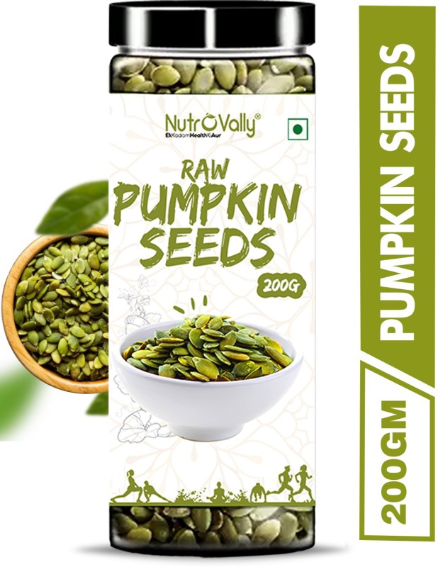 NutroVally Raw Pumpkin Seeds Loaded with Protein and Fibre Rich Superfood for Boost Immunity seed for Eating Pumpkin Seeds