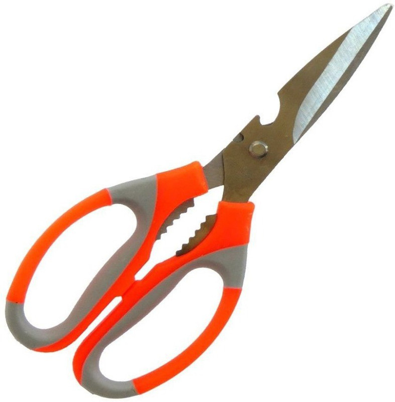The Mark Broad Blade Fish Cutter With Opener Feature Scissors(Set of 1, Multicolor)