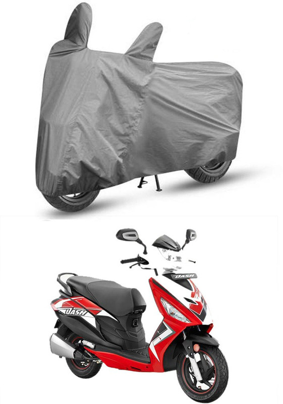 HYBRIDS COLLECTION Two Wheeler Cover for Hero(Dash, Grey)