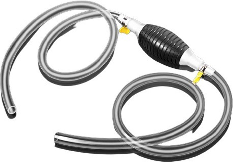 Hunk shopper's Hand Pump Portable Manual Car Fuel Transfer Pump for Petrol Diesel Oil Liquid Water Fish Tank with 2M Hose Electrical Aquarium Cleaner