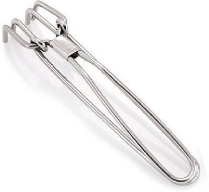 H HADDU Stainless Steel Wire Tong (20cm) 20 cm Utility Tong Set(Pack of 1)
