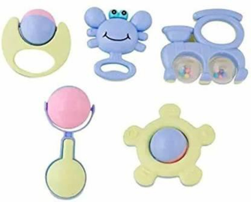 DsentSports baby musical rettle pay set Baby Rattle Set of Rattles for newborn babies Rattle Rattle(Multicolor)