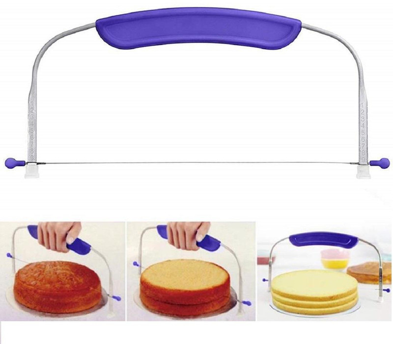 TRENDING PRODUCTS VILLA Adjustable Cake Slicer, Cake Cutter Tool, Bread Cake Slicer, Adjustable Layered Pastry Cutter