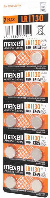 Right Gear Hitachi Maxell LR1130  Battery(Pack of 10)