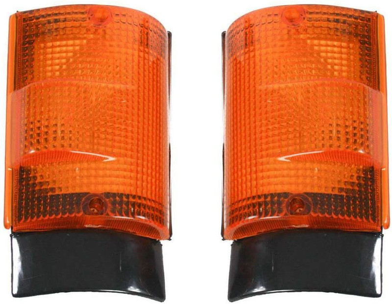 allpartsource Mitsubishi Canter FE444 434 UTE Truck Side lamp Car Reflector Light(Orange, Black)