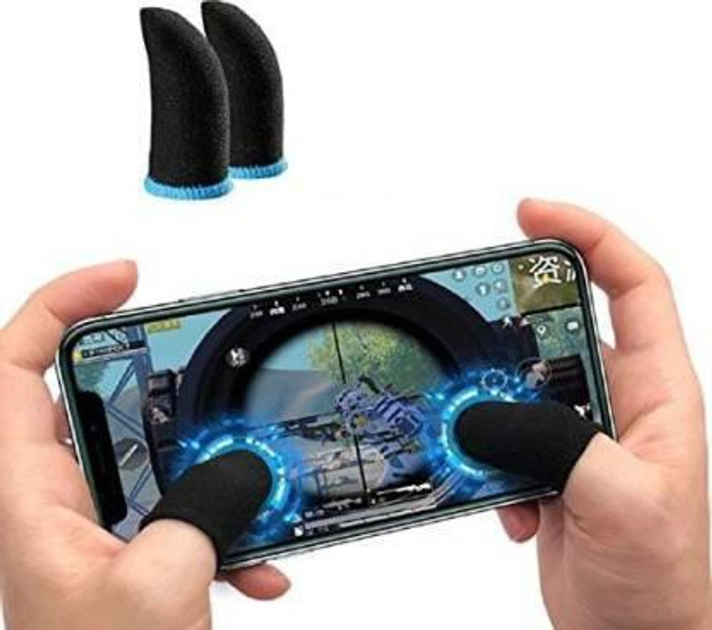 Creeknest tech Sleep-proof Screen Thumbs Finger Sleeve for PUBG Mobile Game(2ps) Gaming Finger Sleeve(Pack of 2)