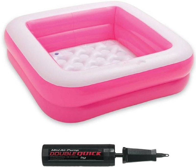 SIDOE KIDS BOX POOL WITH PUMP COMBO. (Pink)(Multicolor)