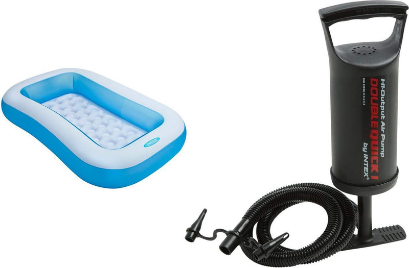 Dallao Collections 5FT Bath cum swimming Tub with pump(White, Blue)