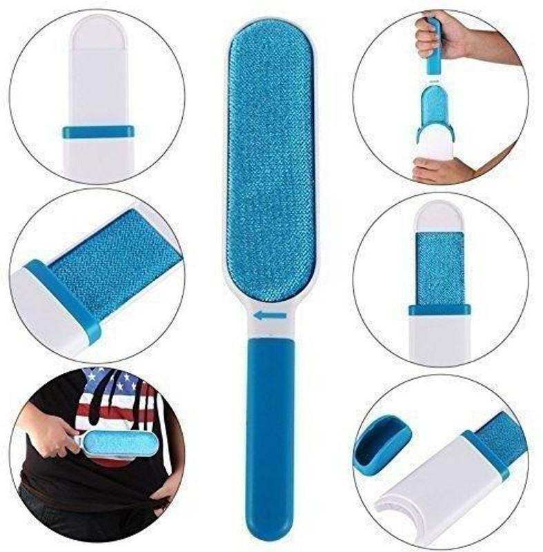 Boriva Pet Hair, Dust, Lint Remover for Clothing & Furniture - Double Sided, Self-Cleaning & Reusable Lint Roller