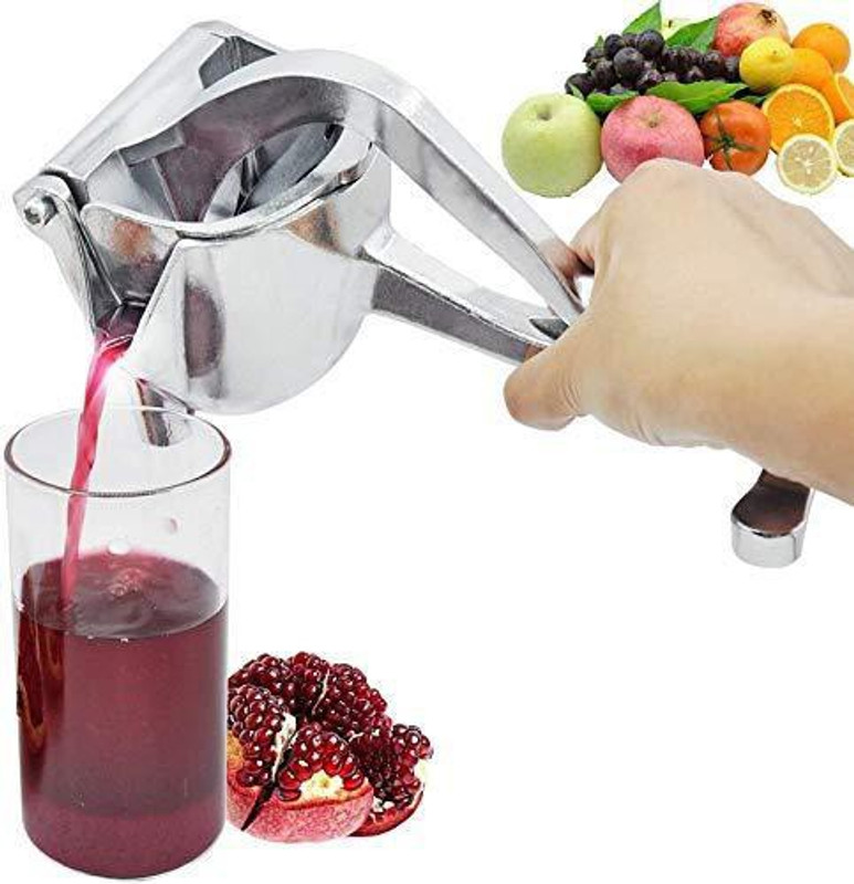 Zenith art Aluminium Aluminium Hand Juicer Aluminium Hand Juicer Heavy Duty Aluminium Metal Manual Juicer Alloy Fruit Hand Squeezer Heavy Duty Lemon Orange Juicer Manual Fruit Press Squeezer Fruit Juicer Extractor Tool (Silver Pack of 1) Hand Juicer(Silver)