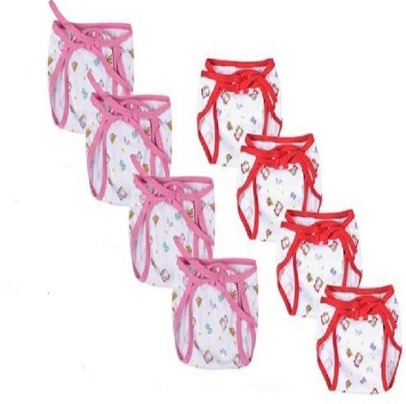 Chinmay Kids BABY CARE REUSABLE CLOTH LANGOTS (Pack of 8 Pieces)