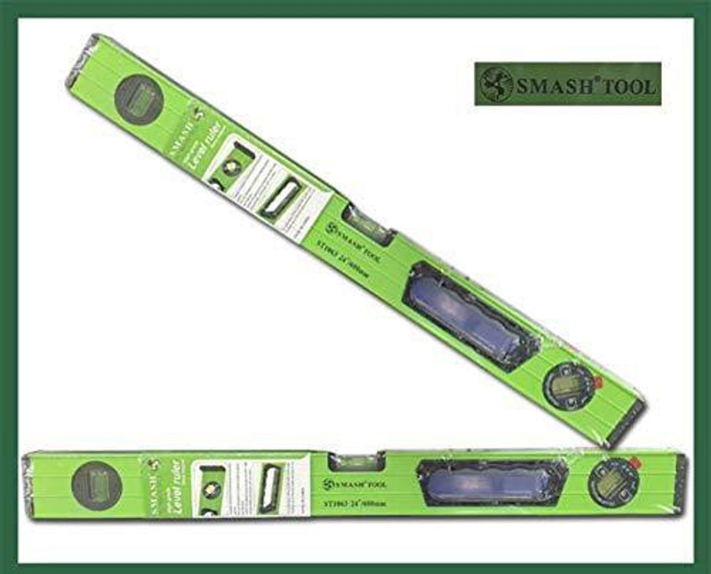 DARIT SMASH High Grade Spirit Level Ruler Band Magnet with Anti-Friction & Anti-Corrosion (Shock-Resistant) (40") Magnetic Torpedo Level(40 cm)