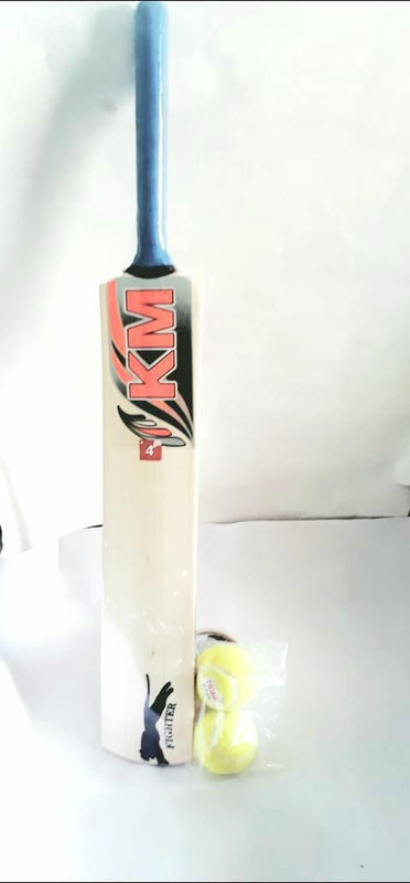 shri shyam traders blue junior bat with 2ball Cricket Kit
